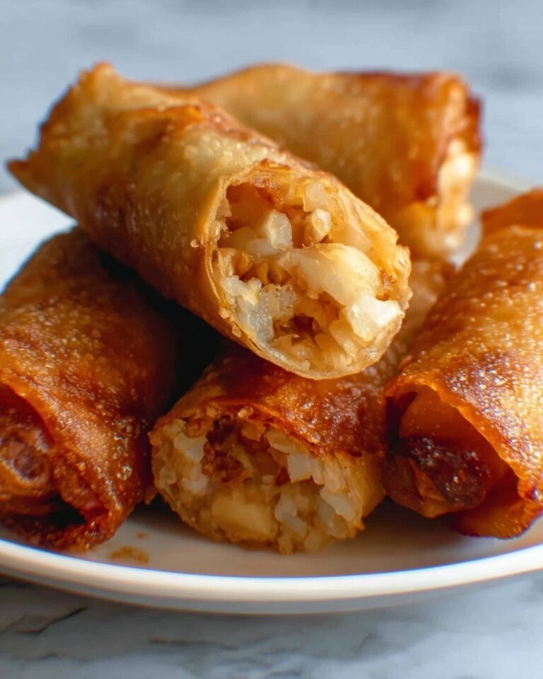 Baked Apple Pie Rice Paper Rolls Recipe
