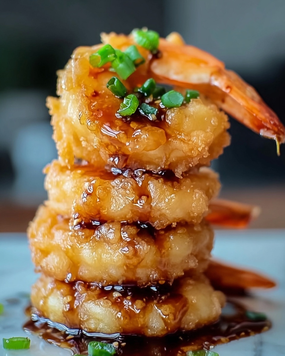 Shrimp Tempura Sushi Stack Recipe - Recipe Image