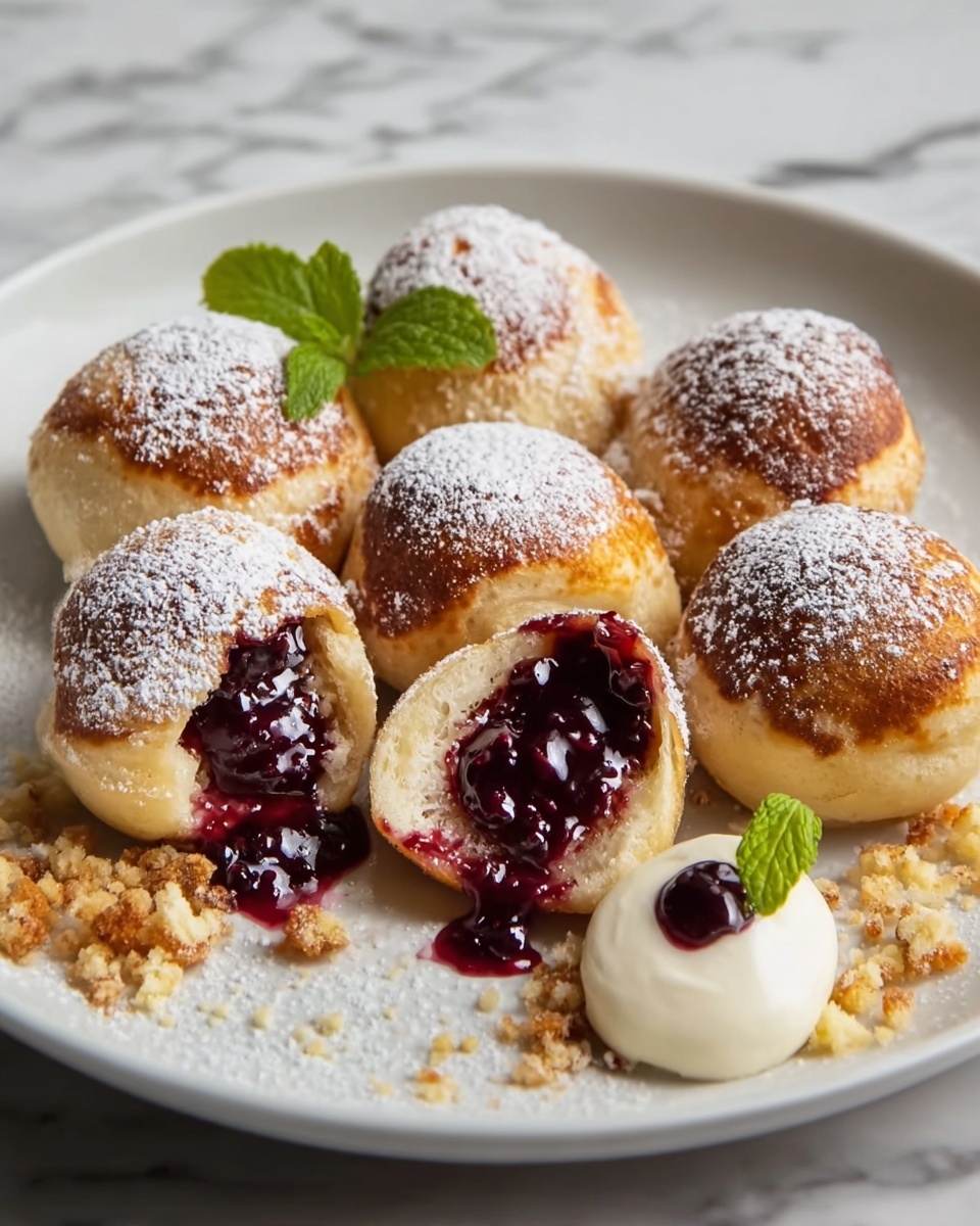 Plum Dumplings with Ricotta Recipe - Recipe Image