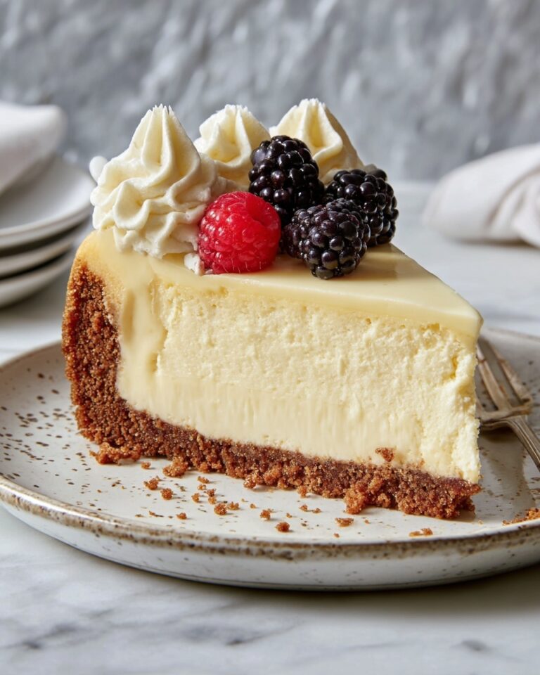 Creamy Baked Cheesecake Recipe