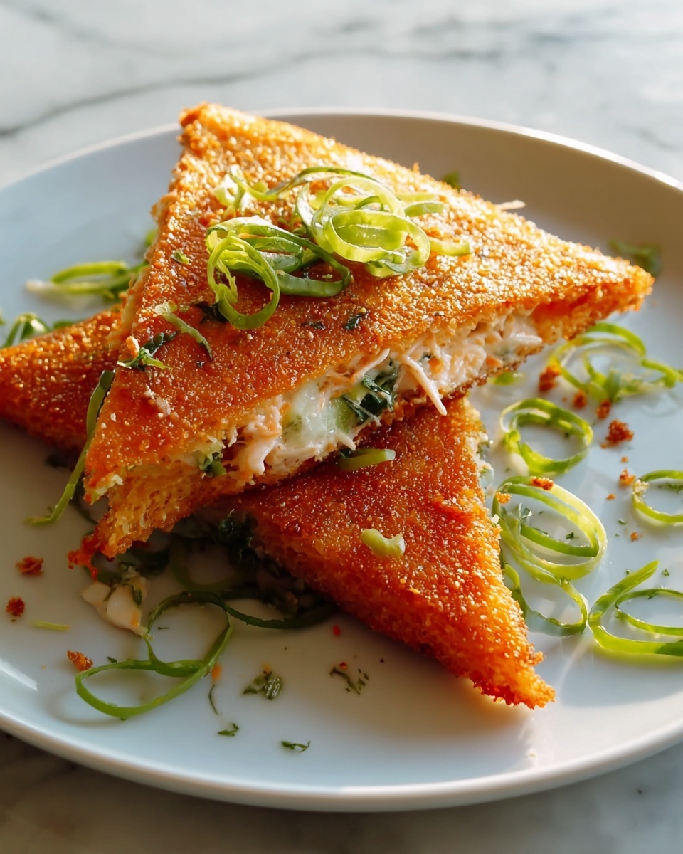 Spicy Crab Rangoon Melt Recipe - Recipe Image