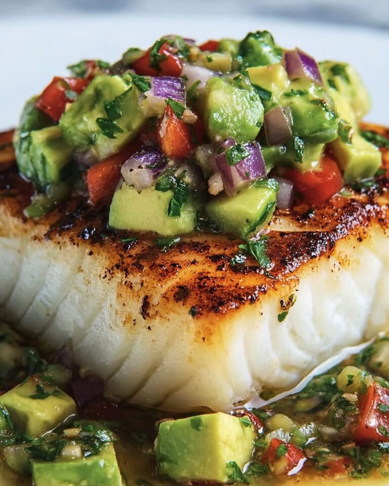 Coconut Lime Fish with Avocado Salsa Recipe