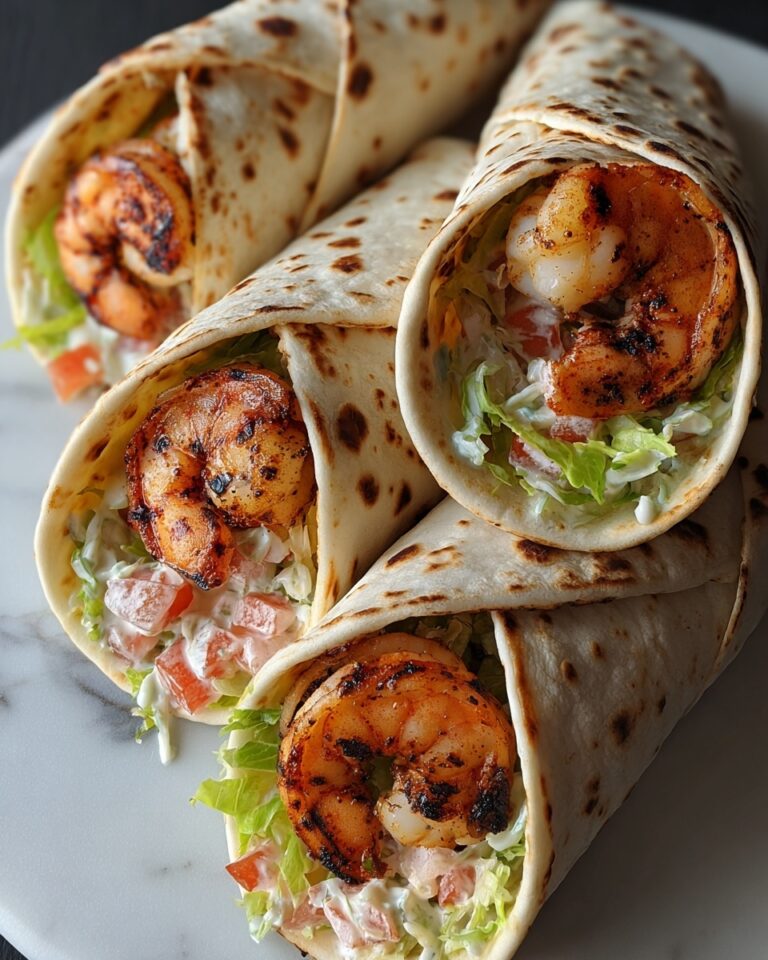 Grilled Shrimp Caesar Wraps Recipe