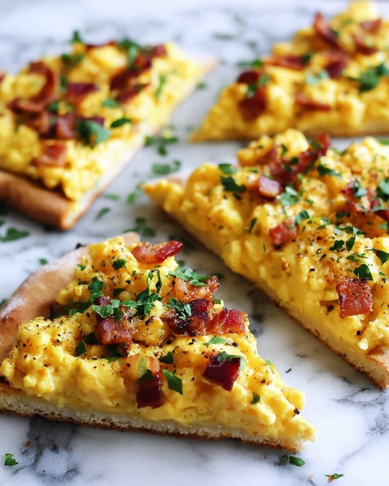 Easy Breakfast Pizza on a Tortilla Recipe