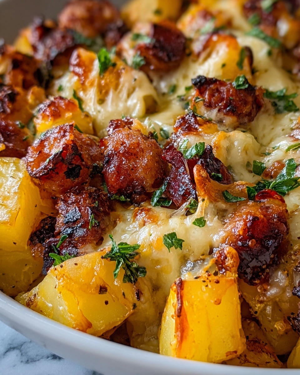 Oven-Roasted Smoked Sausage and Potatoes Recipe - Recipe Image