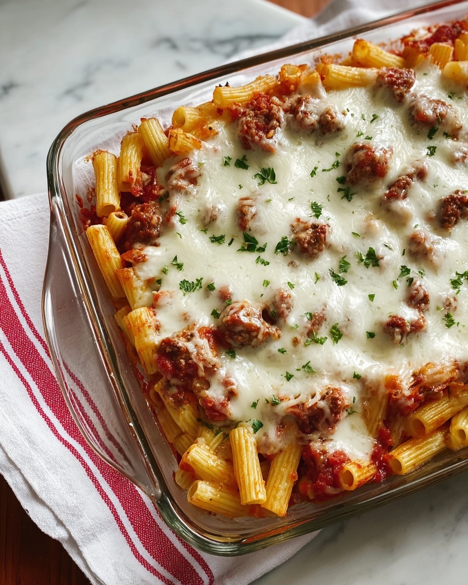 Delicious Meatless Baked Ziti Recipe - Recipe Image