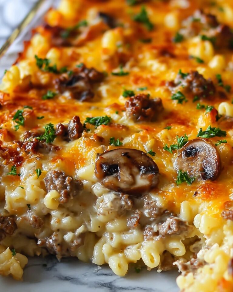 Cheesy Ground Beef & Rice Casserole Recipe