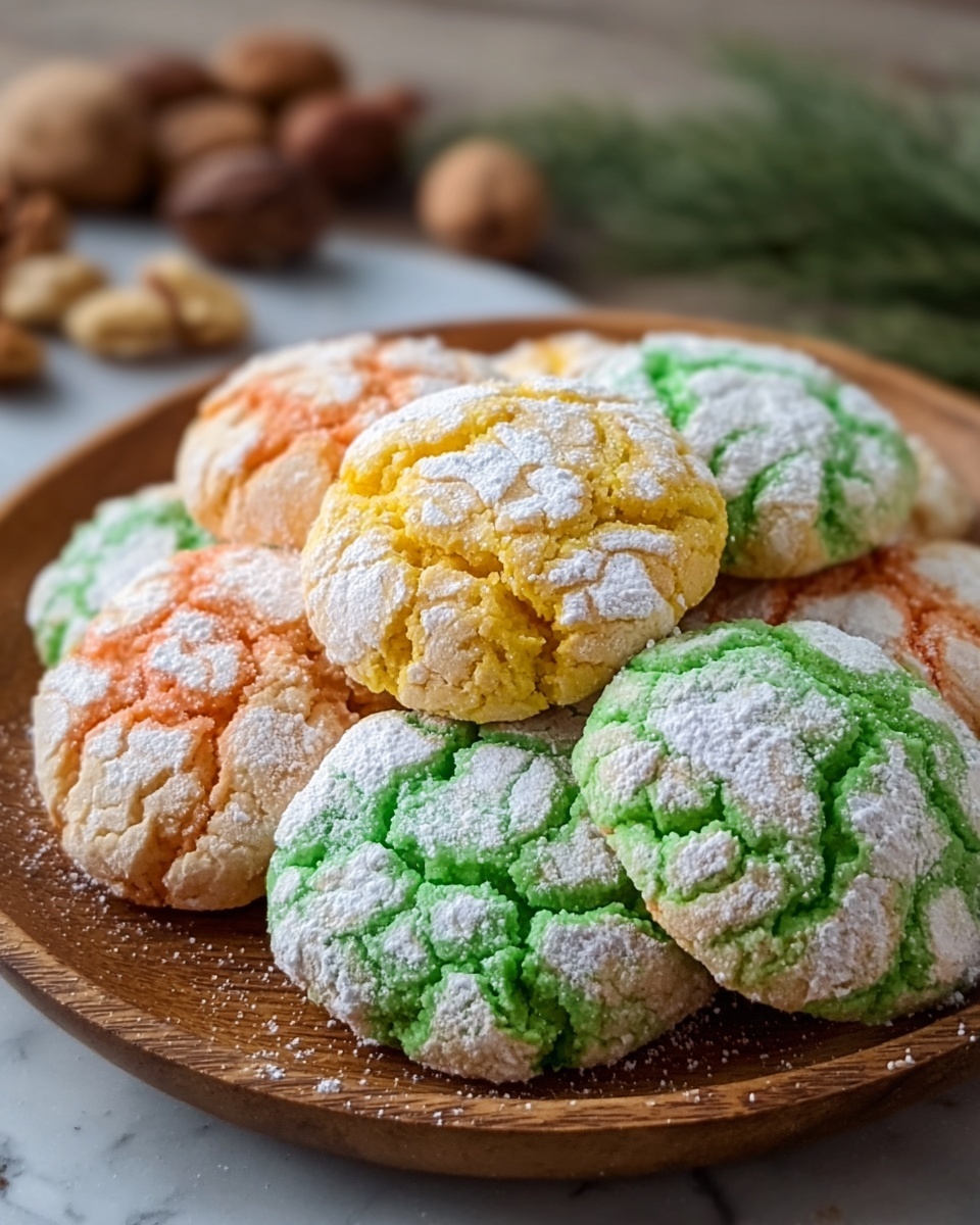 Cake Mix Crinkle Cookies Recipe - Recipe Image