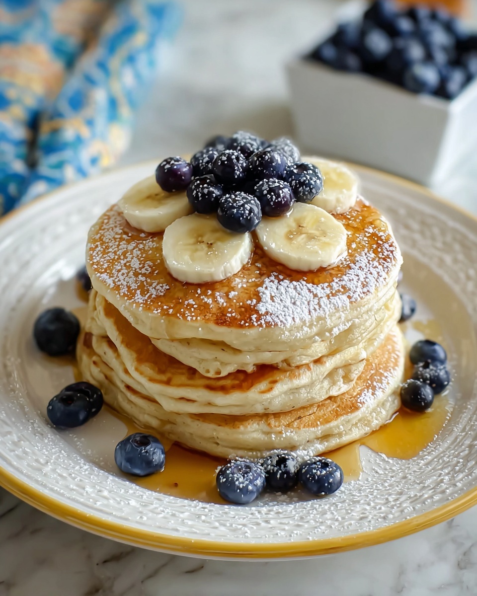 Fluffy Greek Yogurt Pancakes Recipe - Recipe Image