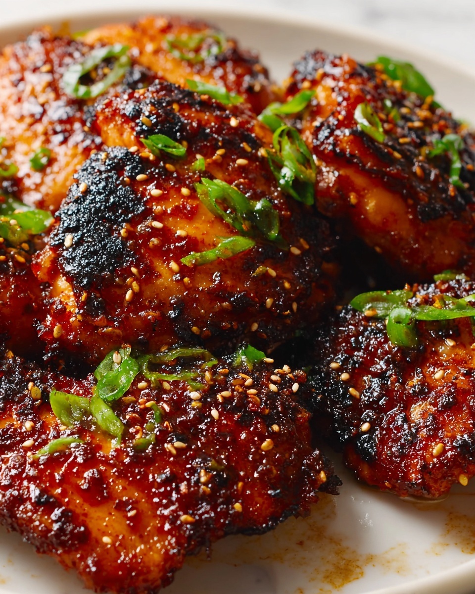 Sticky Sweet Chili Chicken Thighs Recipe - Recipe Image