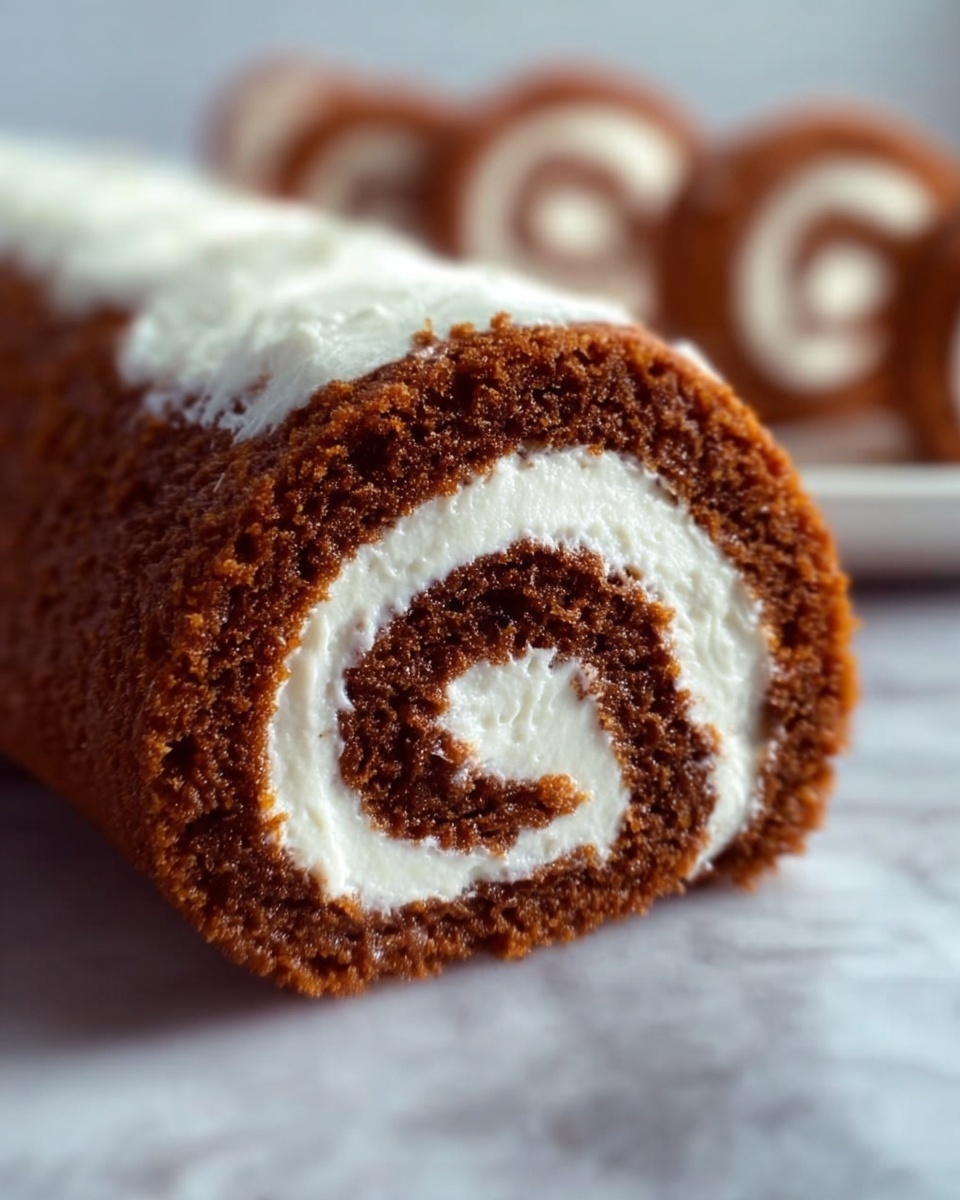 Pumpkin Roll with Cream Cheese Filling Recipe - Recipe Image