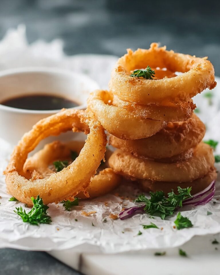 Crispy Homemade Onion Rings Recipe
