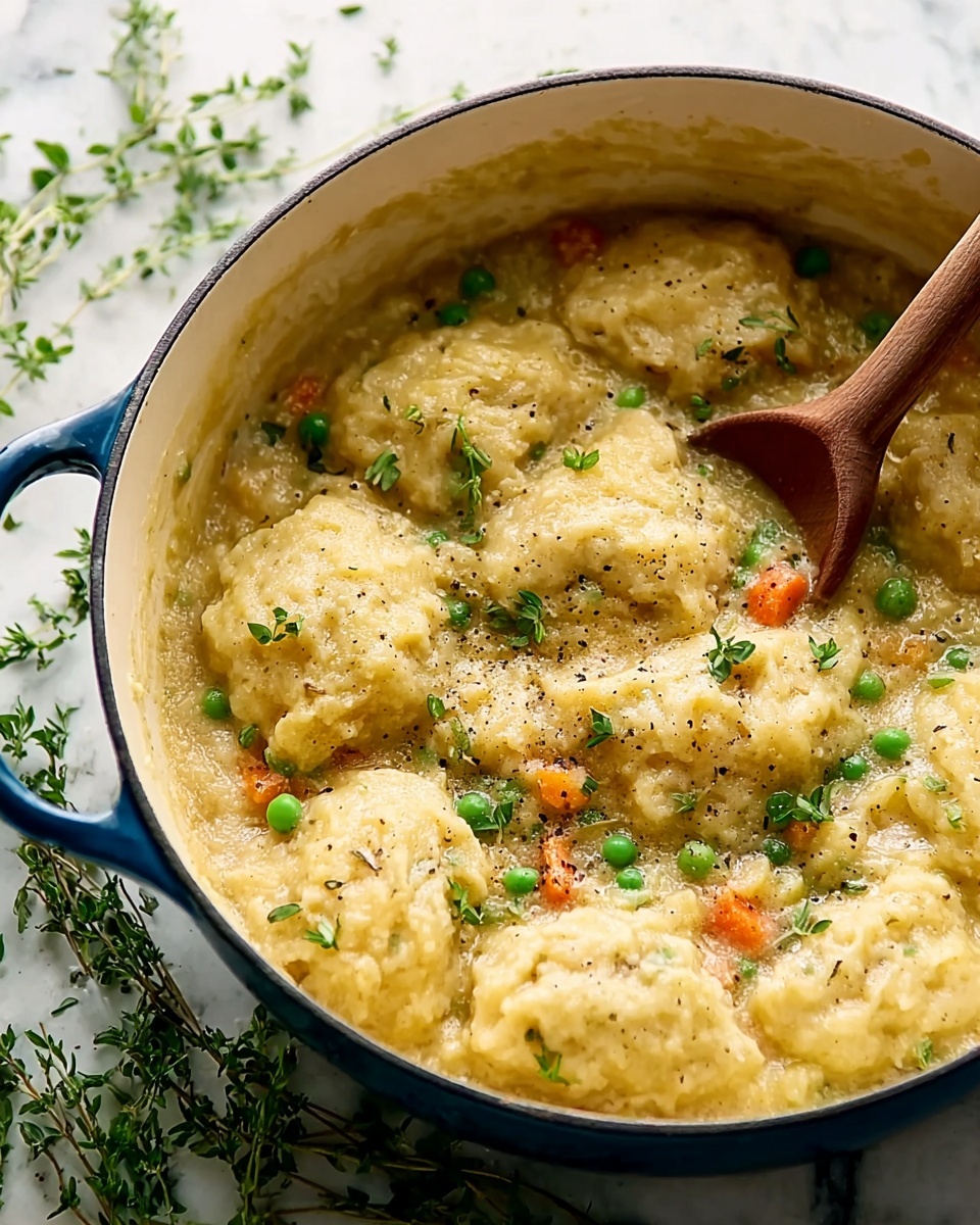 The Best Chicken and Dumplings Recipe with Homemade Fluffy Dumplings Recipe - Recipe Image