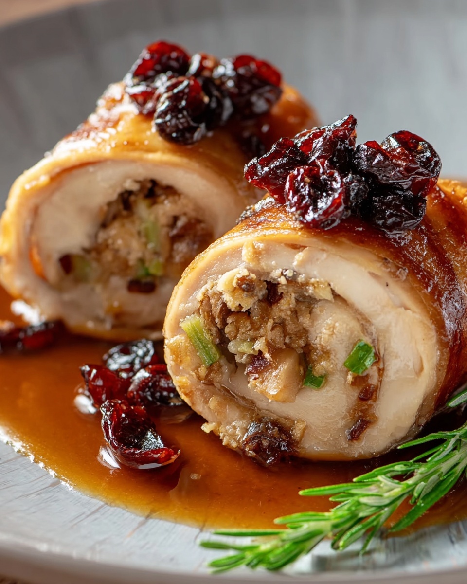 Turkey & Stuffing Roll-Ups Recipe - Recipe Image