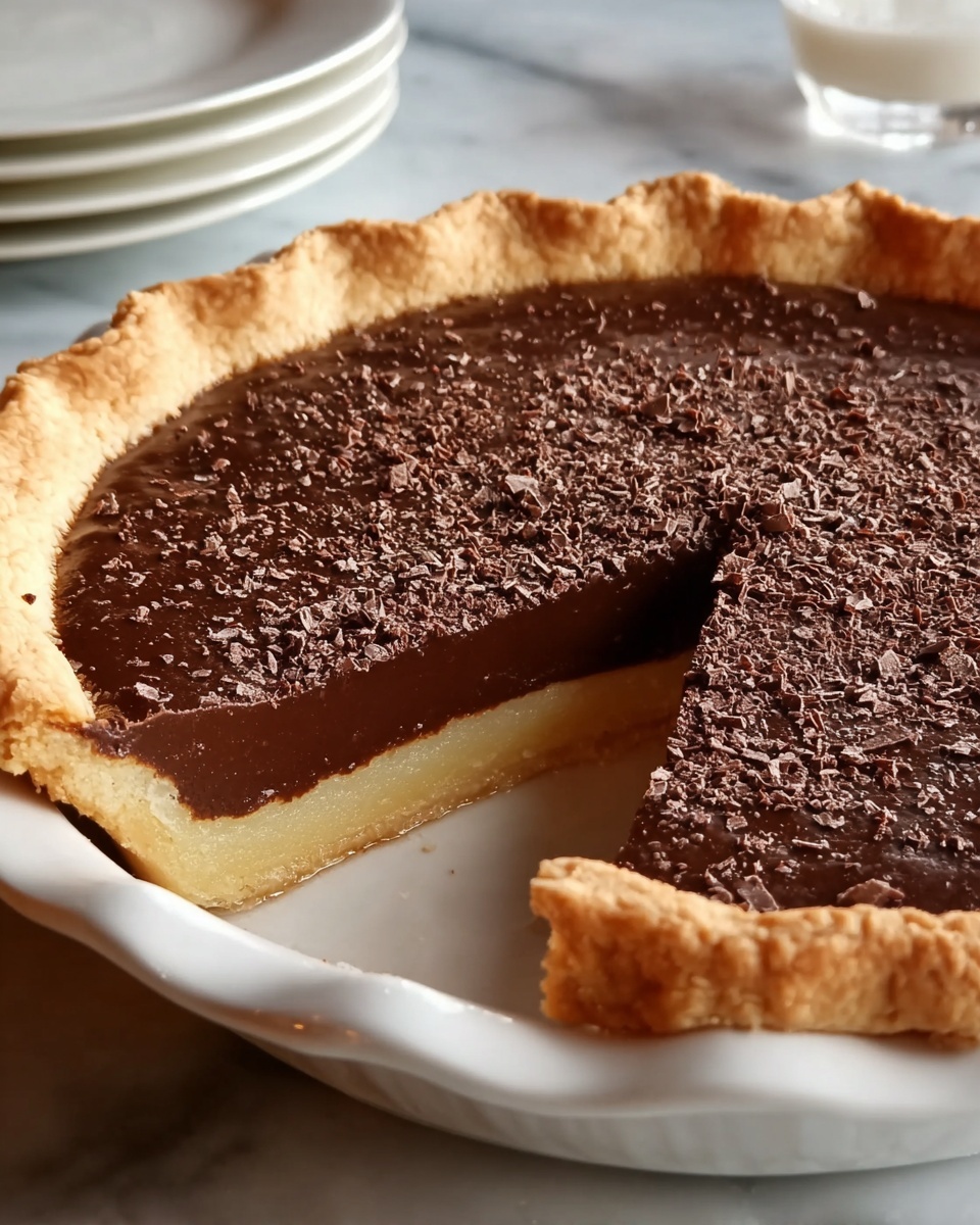 Grandma’s Delicious Chocolate Pie Recipe - Recipe Image