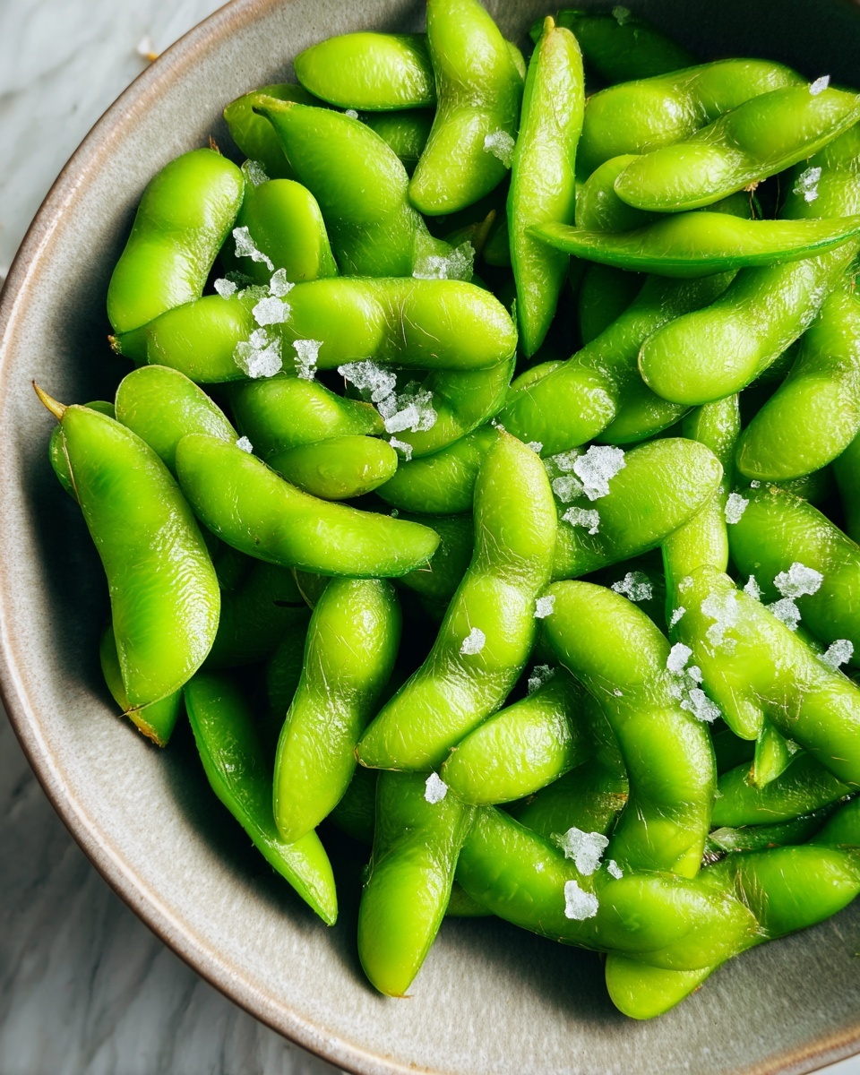 Edamame with Sea Salt and Lemon Recipe - Recipe Image