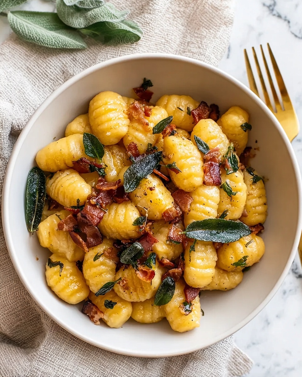 Gnocchi with Creamy Pumpkin Sauce Recipe - Recipe Image