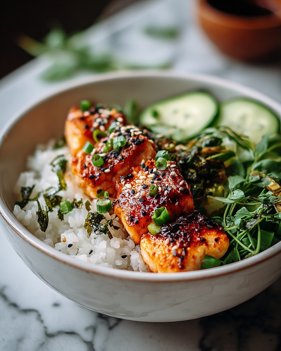 Sweet Chili Salmon Bowl Recipe - Recipe Image