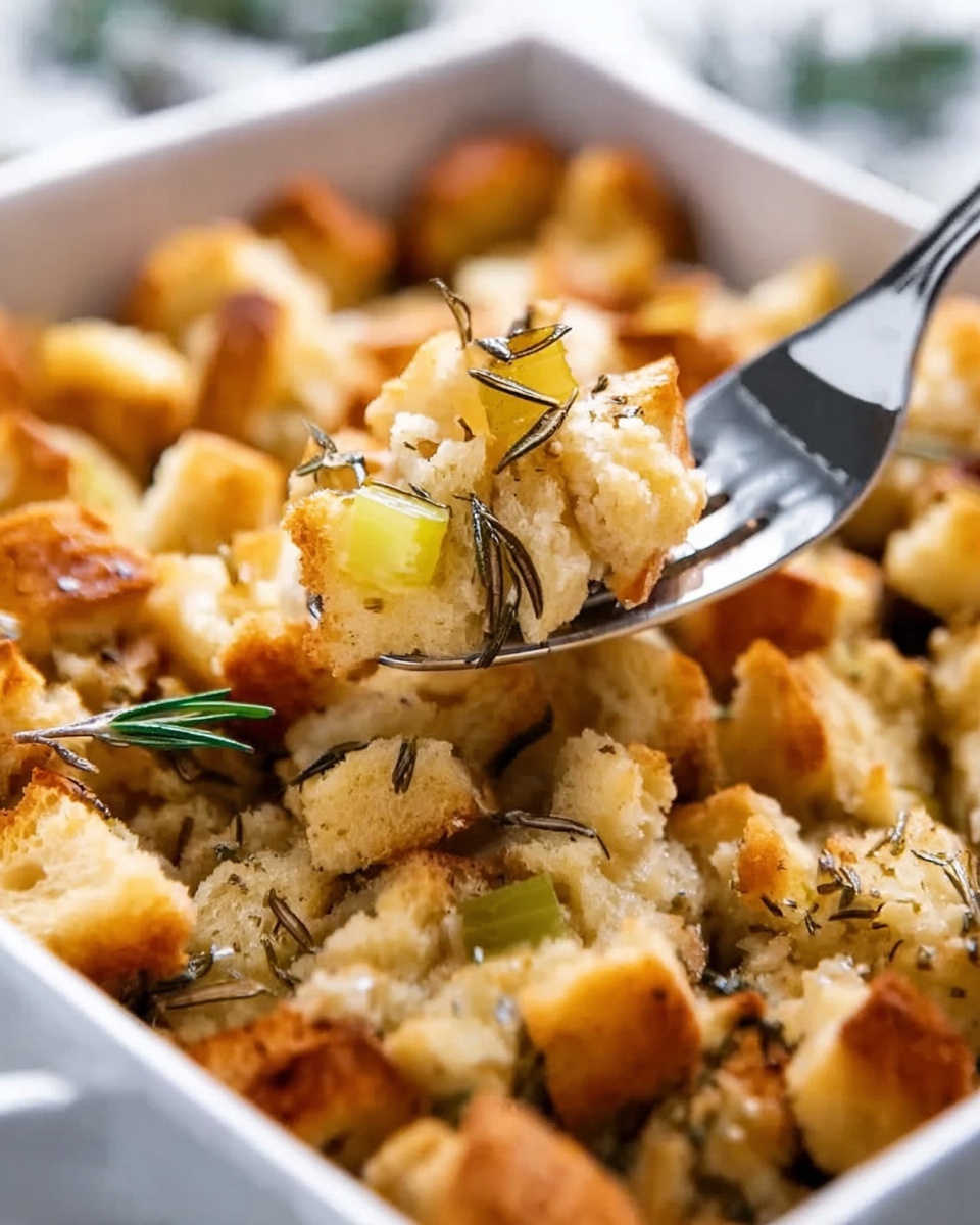 Savory Holiday Stuffing Recipe - Recipe Image