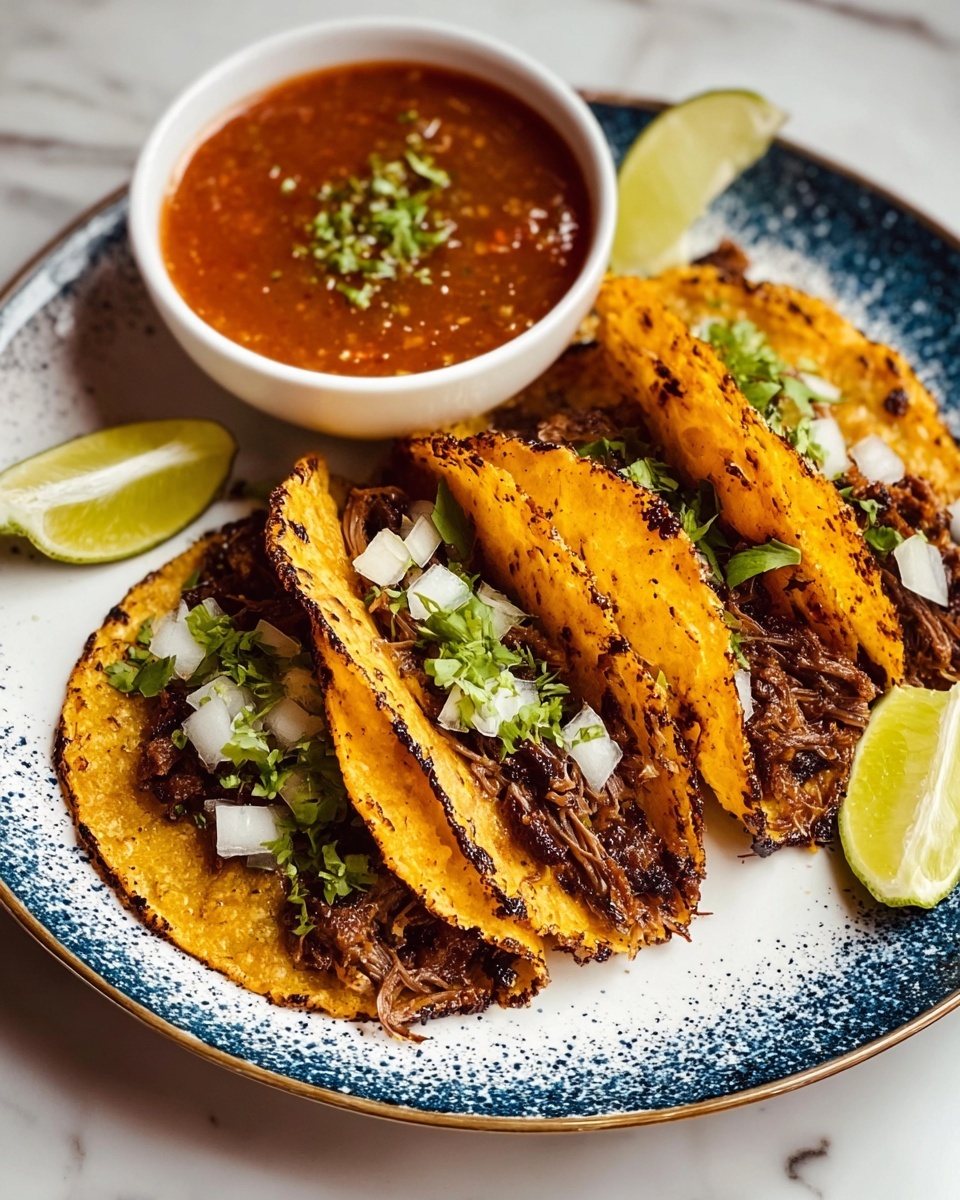 Crockpot Birria Tacos with Dipping Sauce Recipe - Recipe Image
