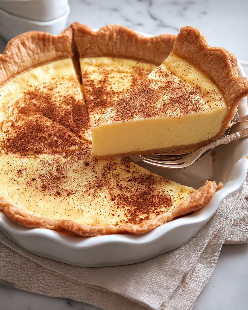Classic Vanilla Custard Pie Recipe - Recipe Image