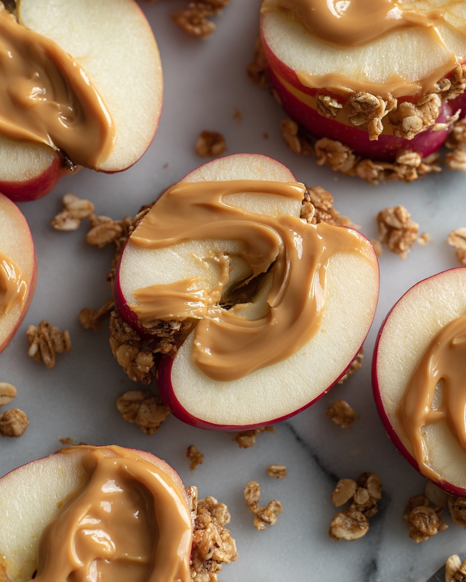 Easy Peanut Butter Apple Slices Snack Ideas Recipe - Recipe Image