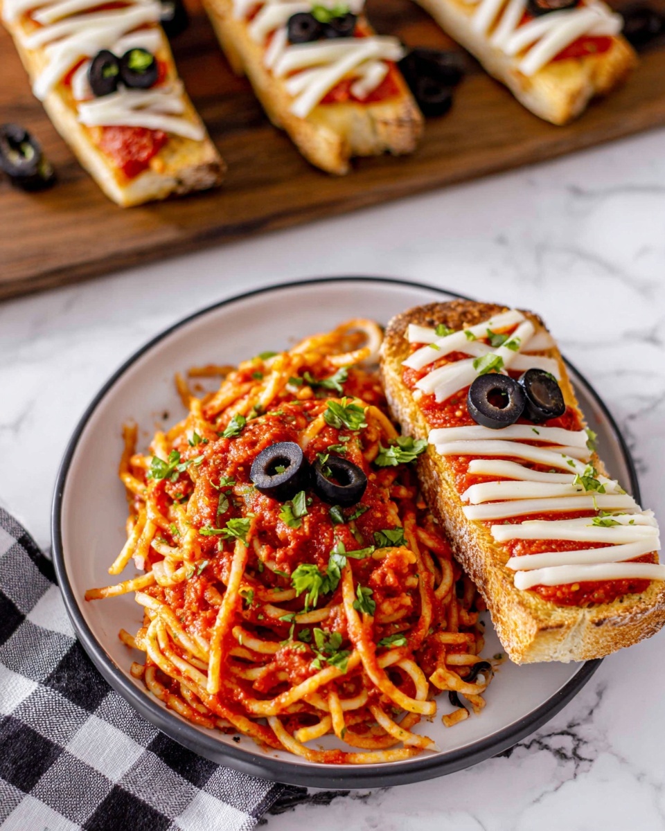 Mummy Garlic Bread Recipe - Recipe Image