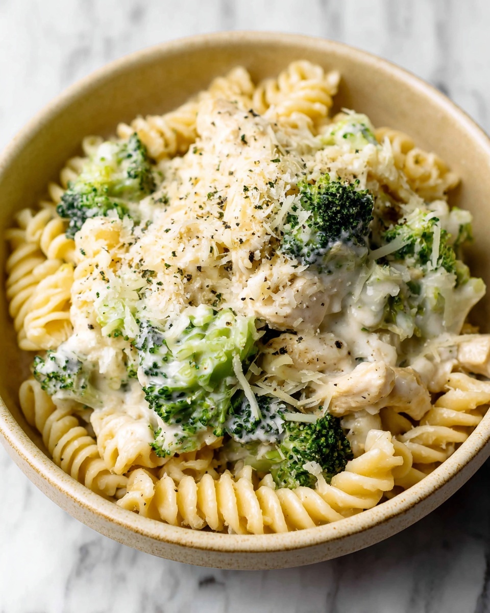 One Pot Chicken and Broccoli Pasta Recipe - Recipe Image
