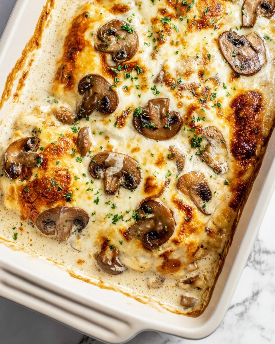 Chicken Gloria with Mushrooms and Creamy Sherry Sauce Recipe - Recipe Image