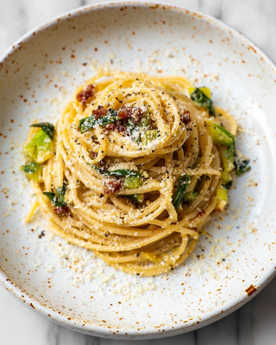Bacon and Leek Pasta Recipe - Recipe Image