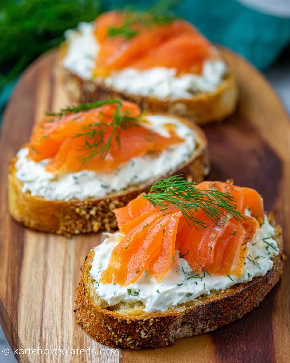 Smoked Salmon Tea Sandwiches (Canapés) Recipe - Recipe Image