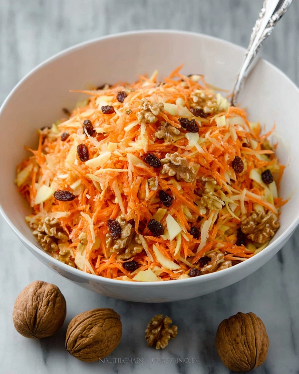 Carrot, Apple, and Walnut Salad Recipe - Recipe Image