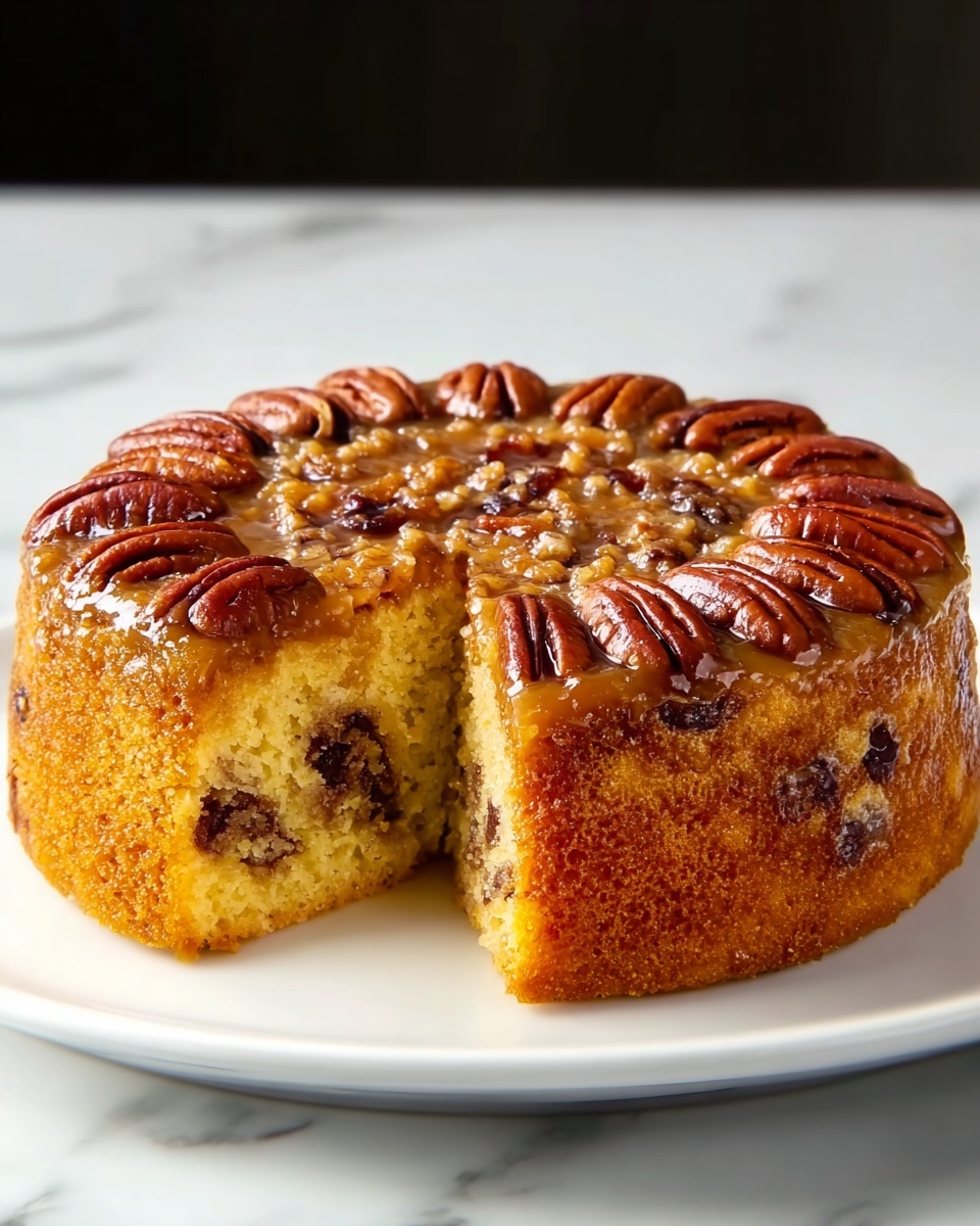 Pecan Upside-Down Cake: A Decadent Twist on a Classic Dessert Recipe - Recipe Image