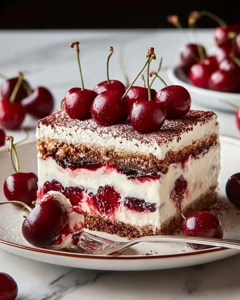 Elegant Cherry Amaretto Tiramisu Recipe