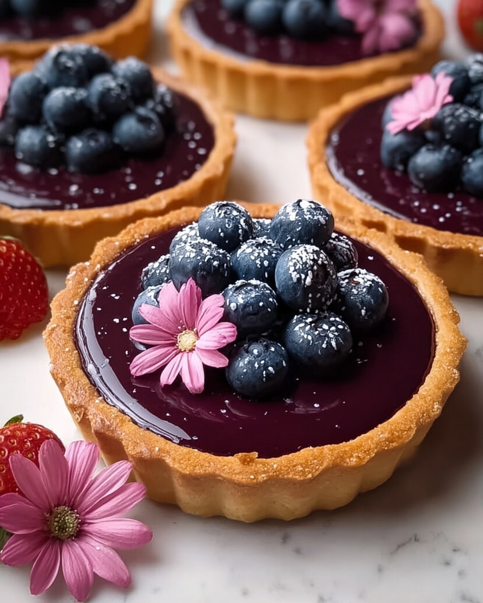 Blueberry Ganache Tart Recipe - Recipe Image