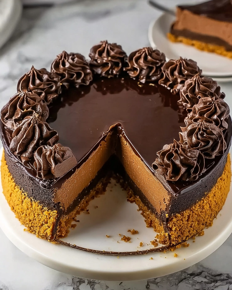 Decadent Hot Fudge Pie Recipe - Recipe Image