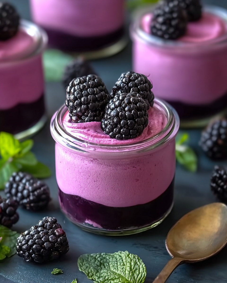 Blackberry Mousse Recipe - Recipe Image