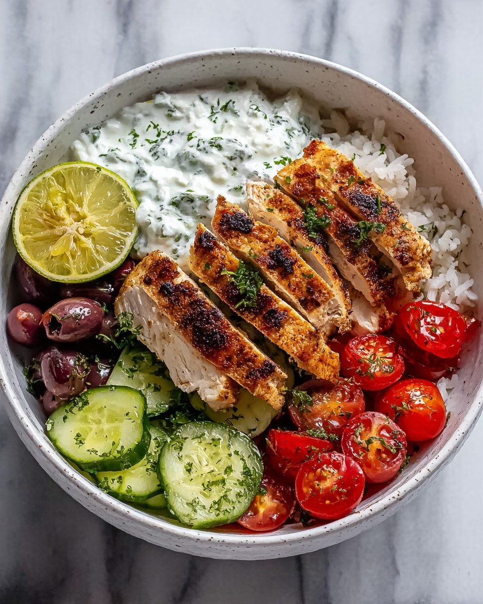 Chicken Tzatziki Bowls Recipe - Recipe Image