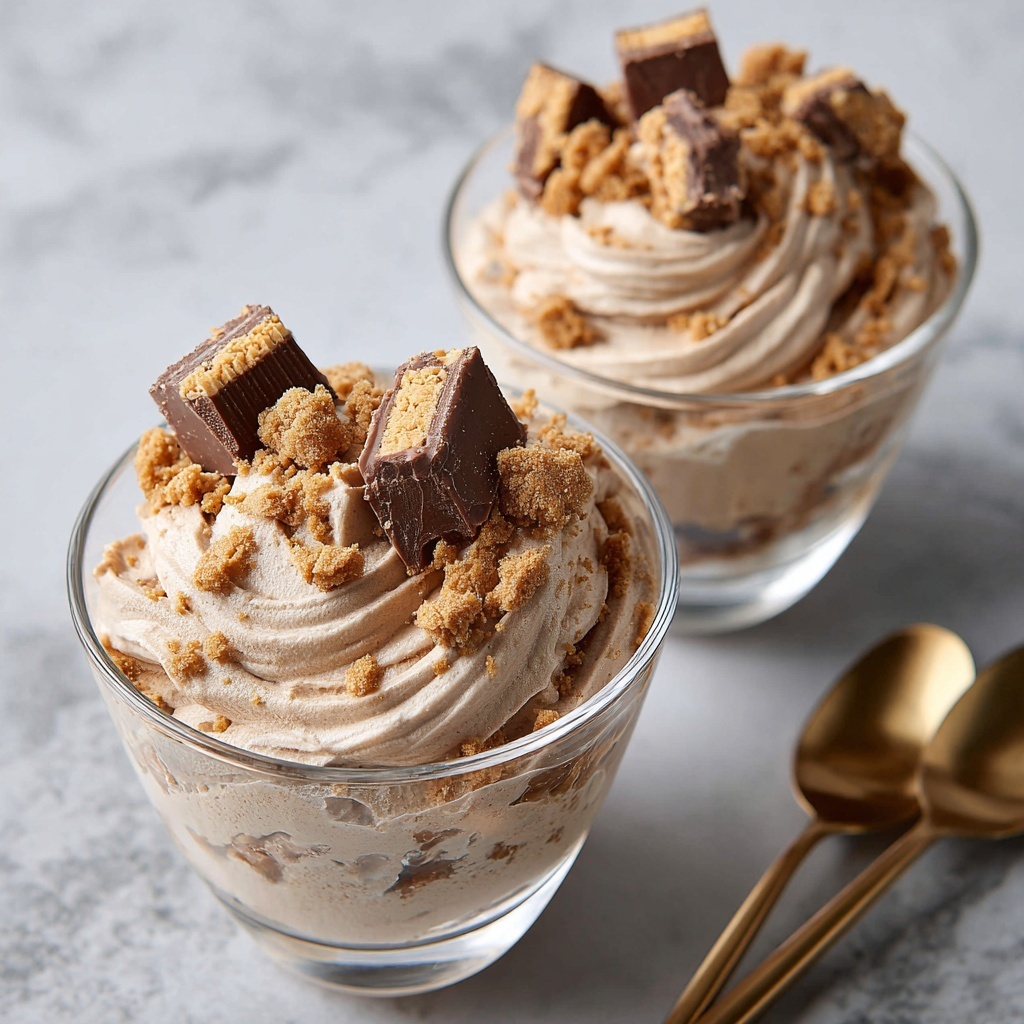 Frozen PB Chocolate Cream Dessert Recipe - Recipe Image