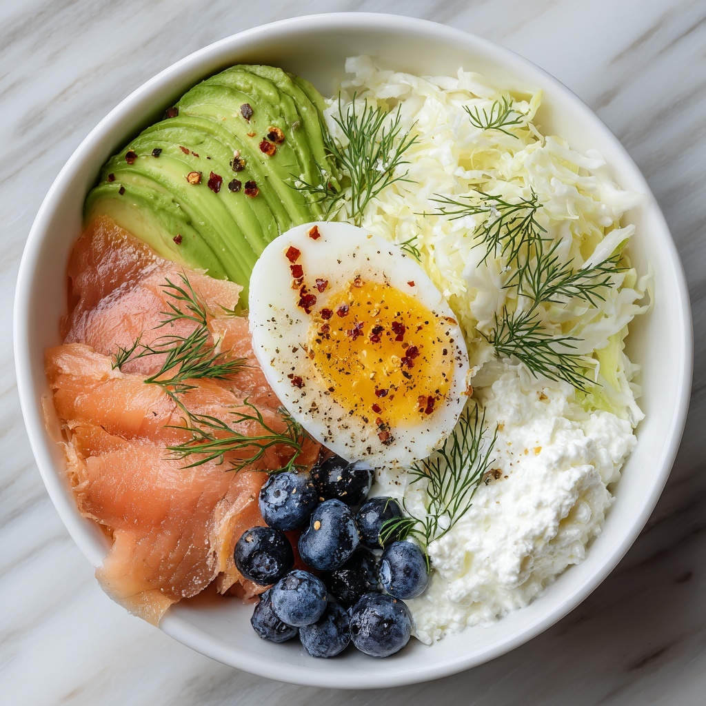 Smoked Salmon & Avocado Breakfast Bowl: Protein-Packed and Gut-Healthy Recipe - Recipe Image
