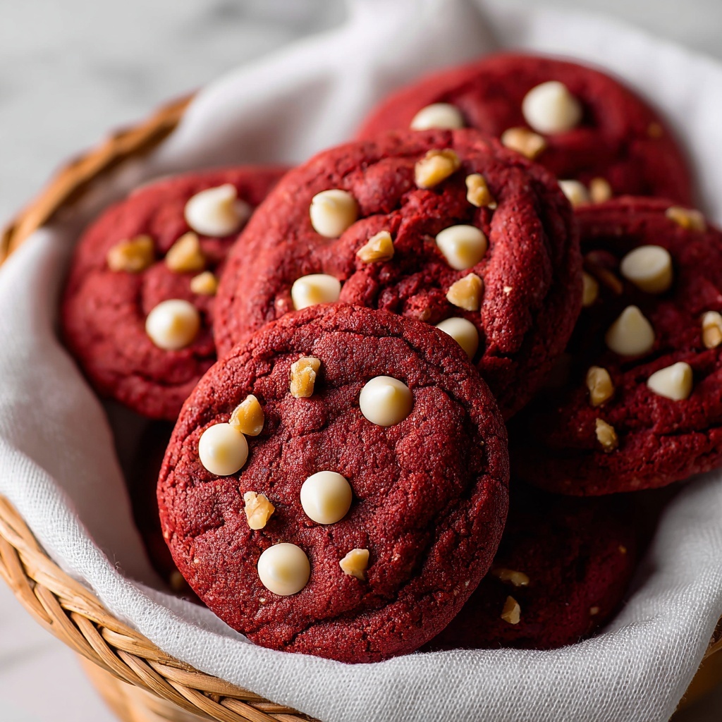 Easy Red Velvet Cookies from Cake Mix: Soft, Chewy & Foolproof Recipe - Recipe Image