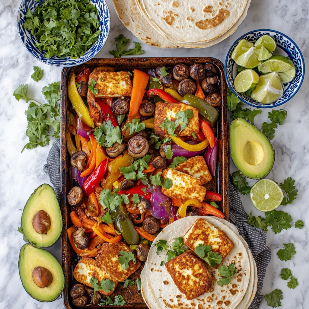 Halloumi Fajitas Recipe - Recipe Image