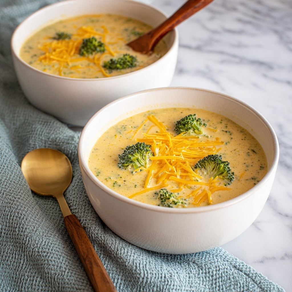 Healthy Broccoli Cheese Soup Recipe - Recipe Image