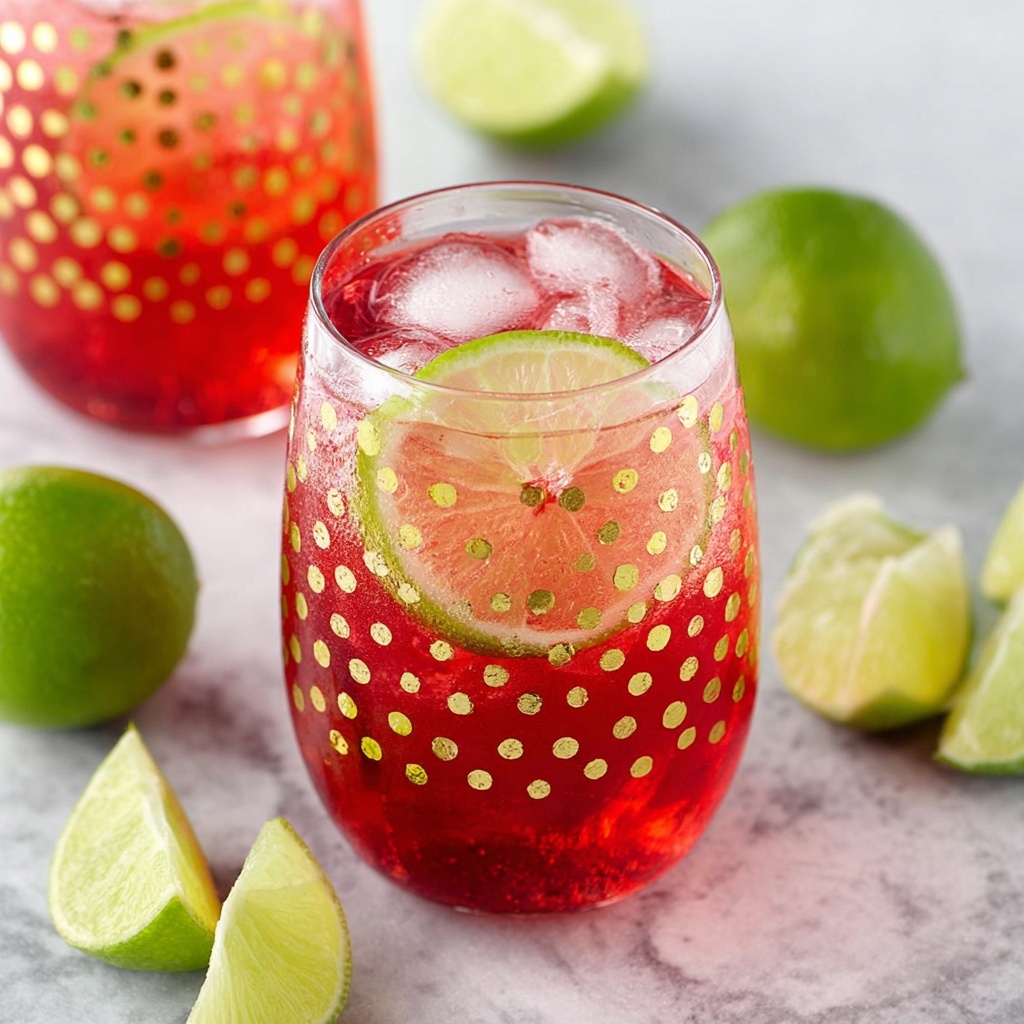 Hibiscus Iced Tea Sparkler Recipe - Recipe Image