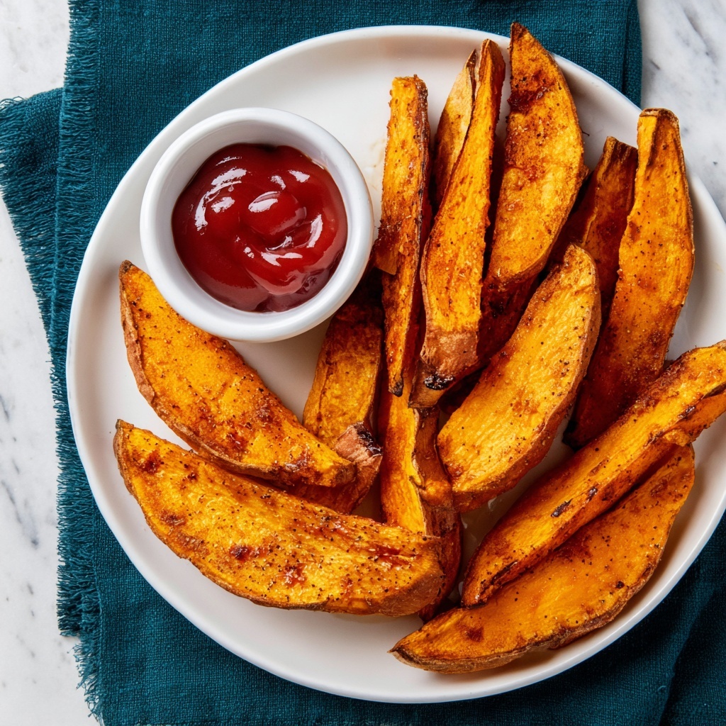 Baked Sweet Potato Wedges Recipe - Recipe Image