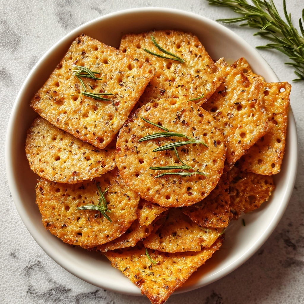 Healthy Cheese Crackers Recipe - Recipe Image