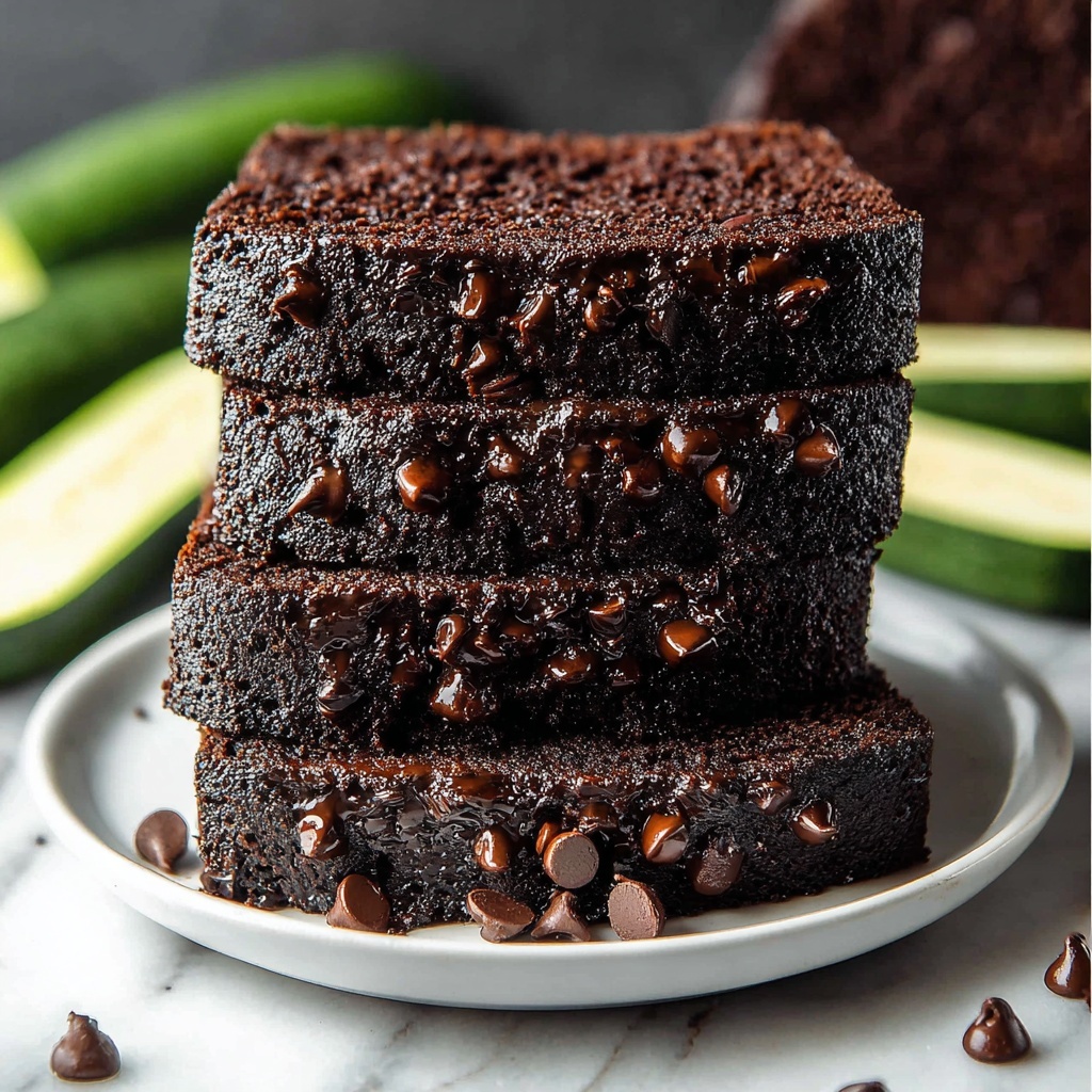 Double Chocolate Zucchini Bread Recipe - Recipe Image