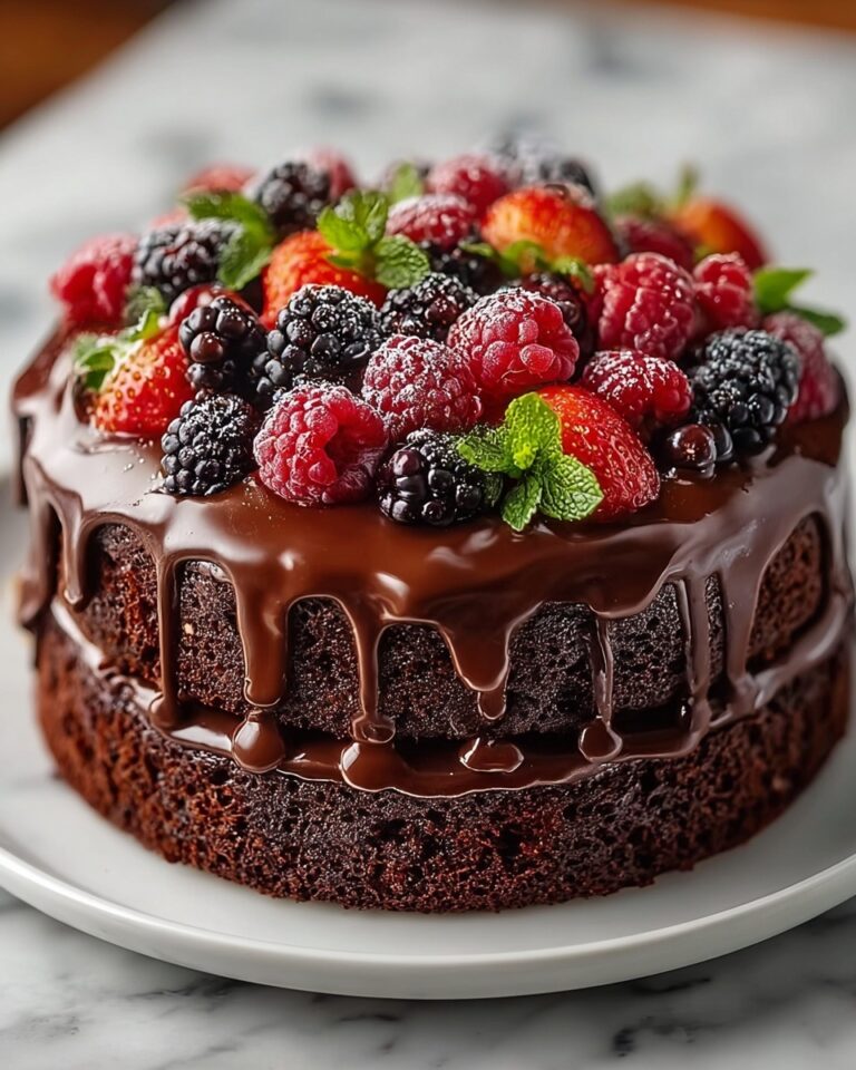 Berry Chocolate Cake Recipe
