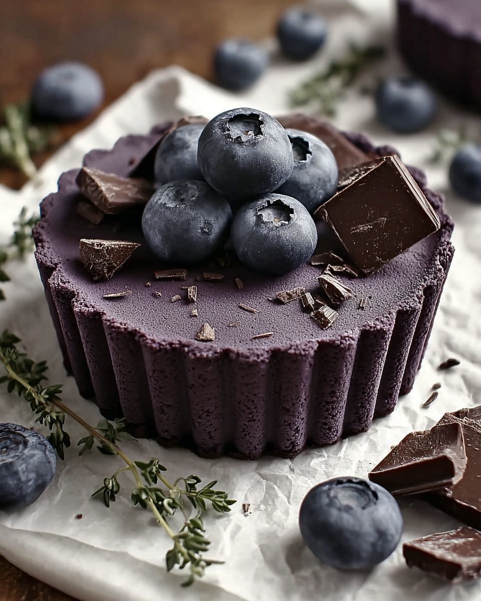 Dark Chocolate & Blueberry Frozen Yogurt Bites Recipe - Recipe Image