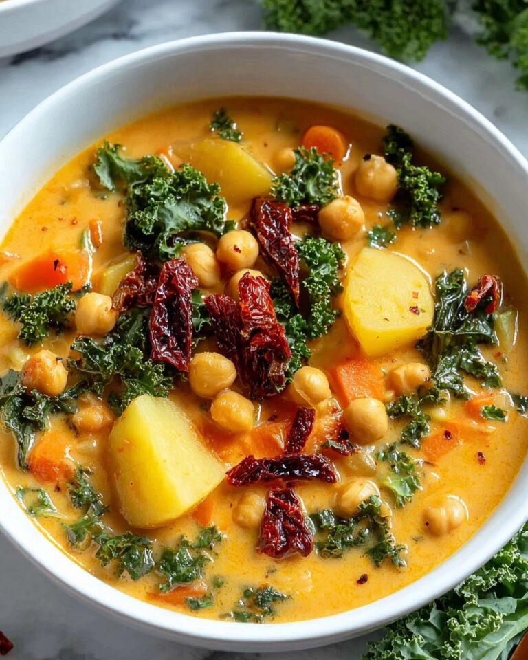Creamy Tuscan Chickpea Soup Recipe